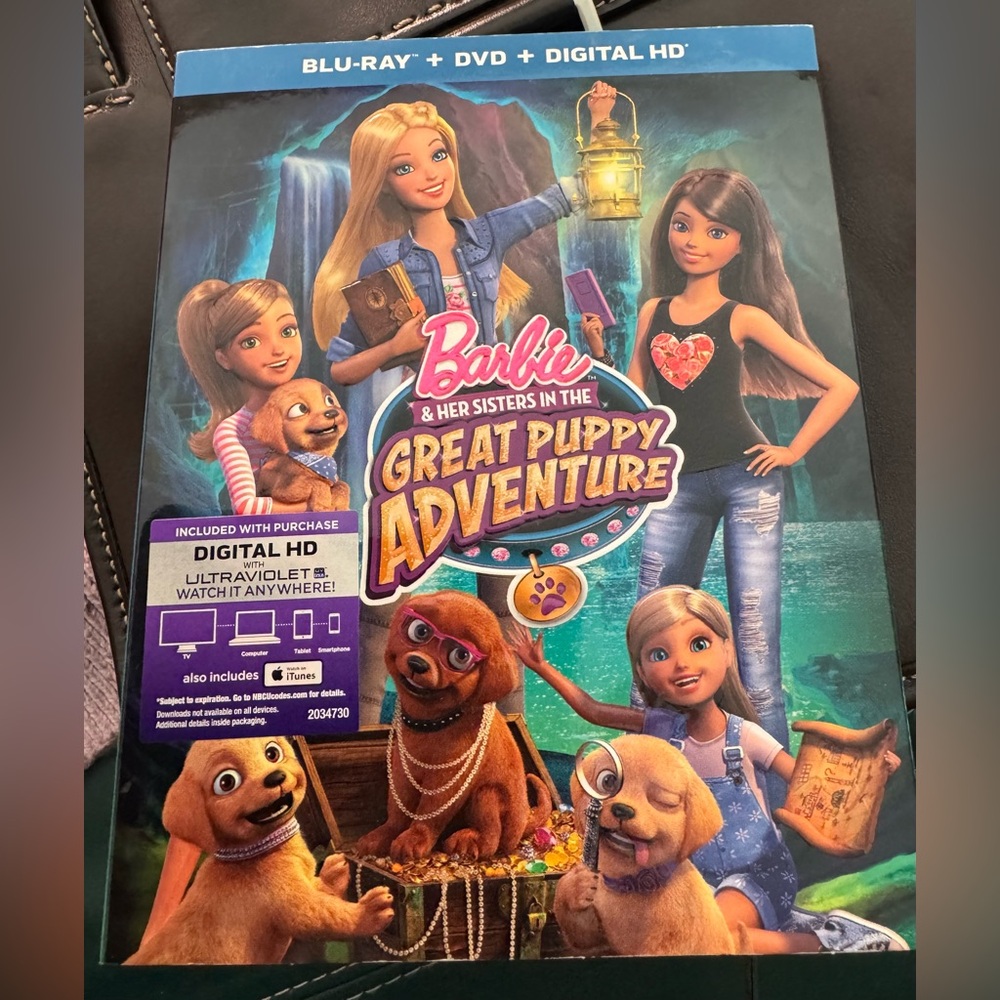 Barbie Family Fun and Furry Friends Combo Pack Luray and DVD digital HD theater